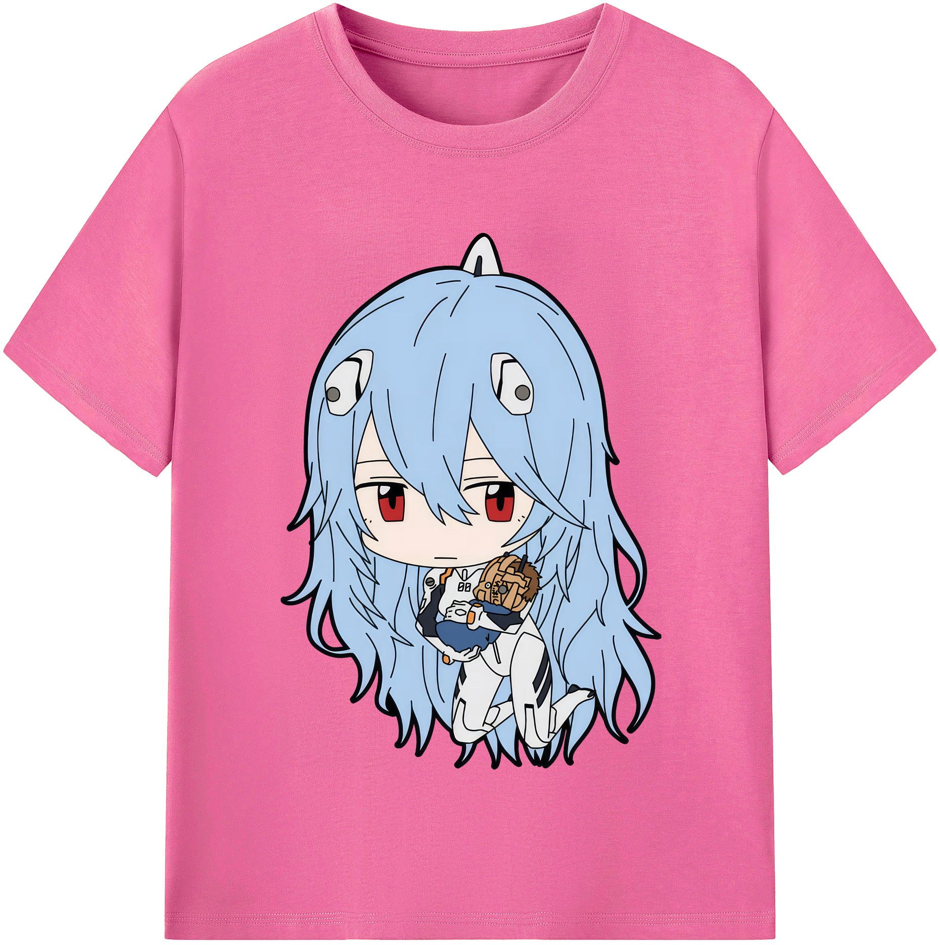 （画像用） EVA 新世紀エヴァンゲリオン レディースカジュアルプリントTシャツ（綿100％）